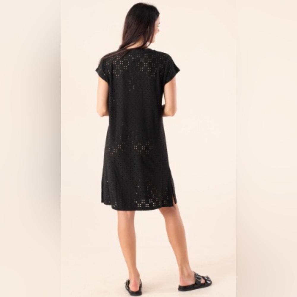 SOYA CONCEPTS | NWT Ingela 3 Eyelet Black Belted Summer Dress - Picture 7 of 13